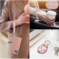 thumbnail image 5 of Uorisanigo Daisy Cherry 14 Pcs Automobile Seat Cover Sets and Cars Steering Wheel Cover Car Headrest Cover Center Console Cover Seat Belt Pads Car Keychain Elastic Soft Suitable for Cars SUVs, 5 of 6