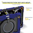 thumbnail image 3 of FJLBDE Case for iPad Pro 13 Inch (M5) 2025 / (M4) 2024 with 360 Kickstand, Shoulder Strap Carrying Protective Cover, Navy Blue, 3 of 6