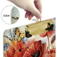thumbnail image 3 of FMSHPON Beautiful Red Poppies Clipboard Hardboard Wood Nursing Clip Board and Pull for Standard A4 Letter 13x9 inches, 3 of 7