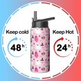thumbnail image 4 of Halloween Stainless Steel 18oz Tumbler with Lid and Straw – Cute Skull Pumpkin Ghost Coffee Travel Mug – Insulated Cup Holiday Gift for Women Men, 4 of 6