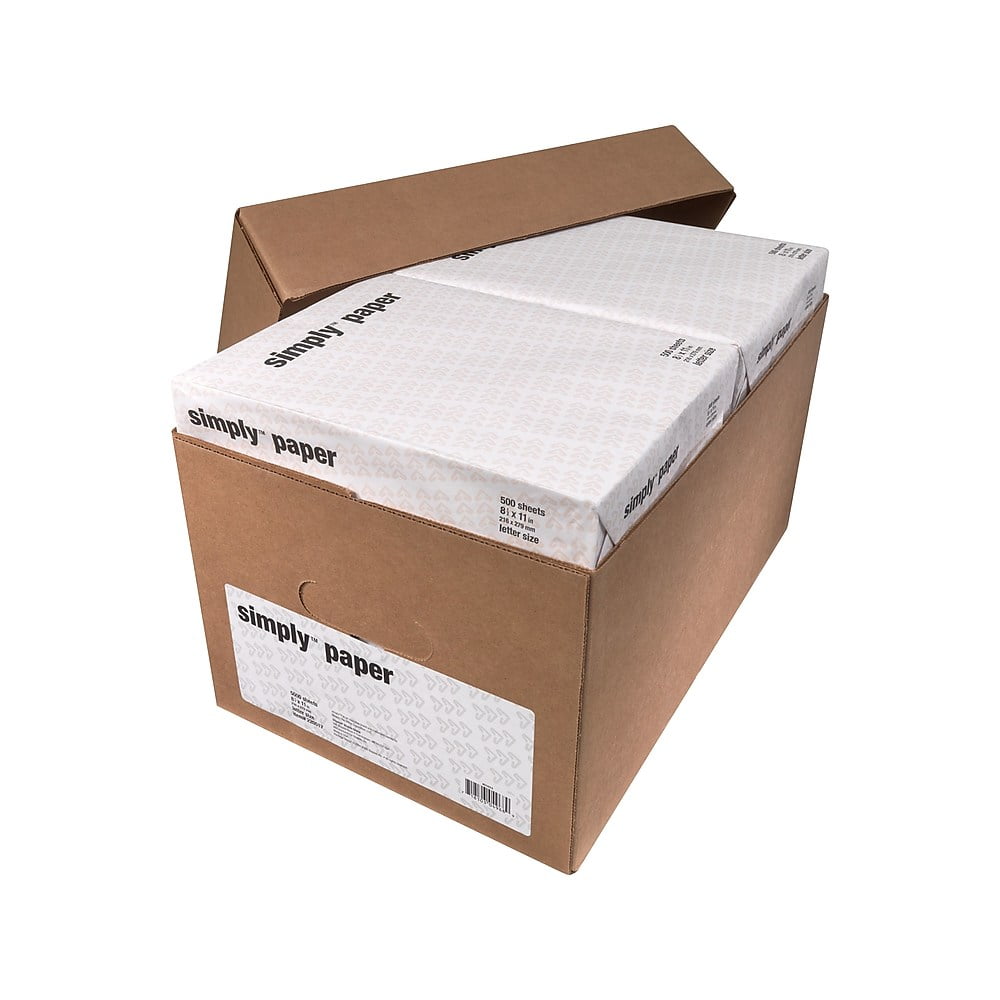 Staples Simply Copy Paper 8 1/2" x 11" Case 220517