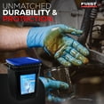 thumbnail image 7 of FIRST GLOVE Nitrile 8 Mil Bucket Fully Textured Blue Gloves - Heavy Duty Gloves for Industrial, Medical, Automotive, Food, Janitorial & Work - Gloves with Diamond Grip & Powder-Free 500 Count Medium, 7 of 7