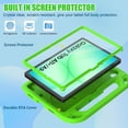 thumbnail image 3 of SUPNICE Kids Case for Samsung Galaxy Tab A11+ Plus 11” 2026/A9+ Plus 11 Inch 2023 - Shockproof Lightweight Stand Handle with Screen Protector - Green, 3 of 8