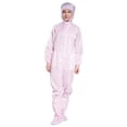 thumbnail image 3 of Overol de protección desechable DYNWAVEMX con capucha adjunta y botas Rosa XXL, 3 of 8