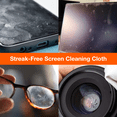 thumbnail image 2 of 3-Pack Extra Large 16x16 Inch Lint-Free Microfiber Cleaning Cloths for Laptop, TV & Delicate Surfaces, 2 of 10