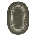 thumbnail image 2 of Colonial Mills 2' x 11' Green, Brown and Beige Braided Oval Reversible Throw Rug, 2 of 4