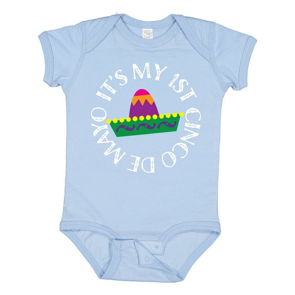 Inktastic 1st Cinco De Mayo Fiesta Sombrero Boys or Girls Baby Bodysuit