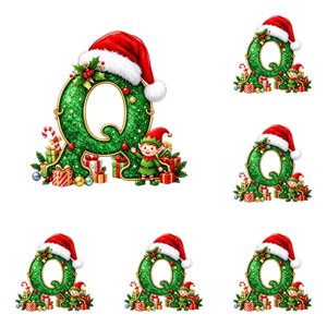 Generic Christmas Ornament 26 Alphabet Hanging Acrylic Christmas Tree Decor (Q5)
