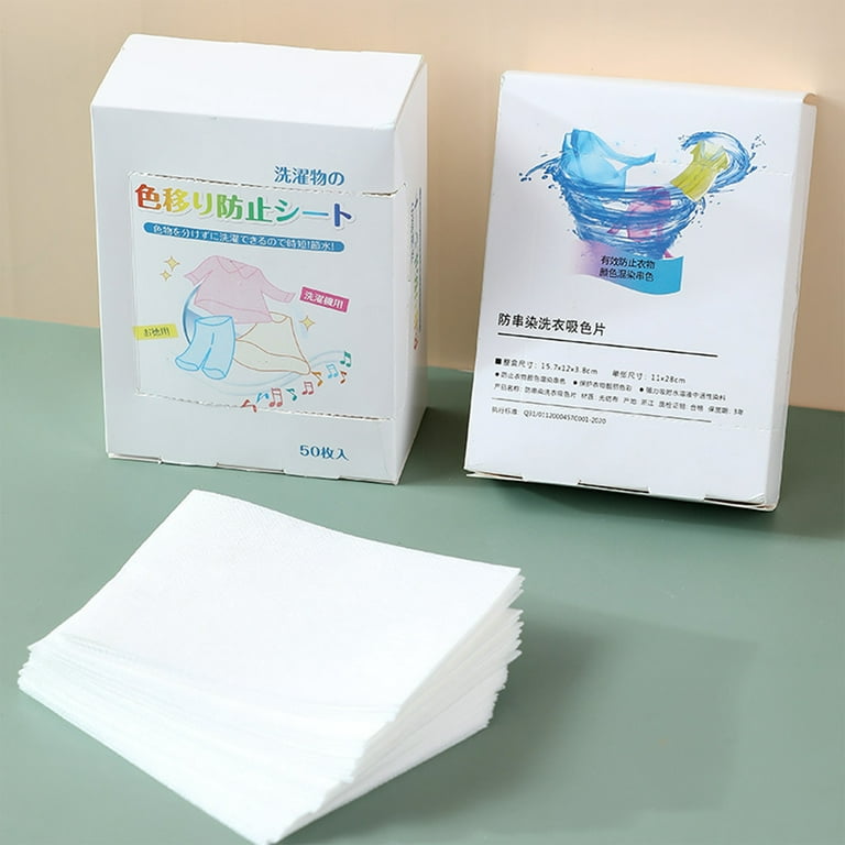 1box Sheets Color Catcher Sheets For Laundry, Anti-dyeing