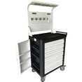 thumbnail image 5 of KAKA INDUSTRIAL GJC-206-2E Tool Cart, 6 Drawer Tool Chest 77 Capacity 4 Ball-Bearing on Lockable Wheels Glided Drawers, for Mechanics Industrial Garage, Warehouse & Repair Shop, 5 of 7