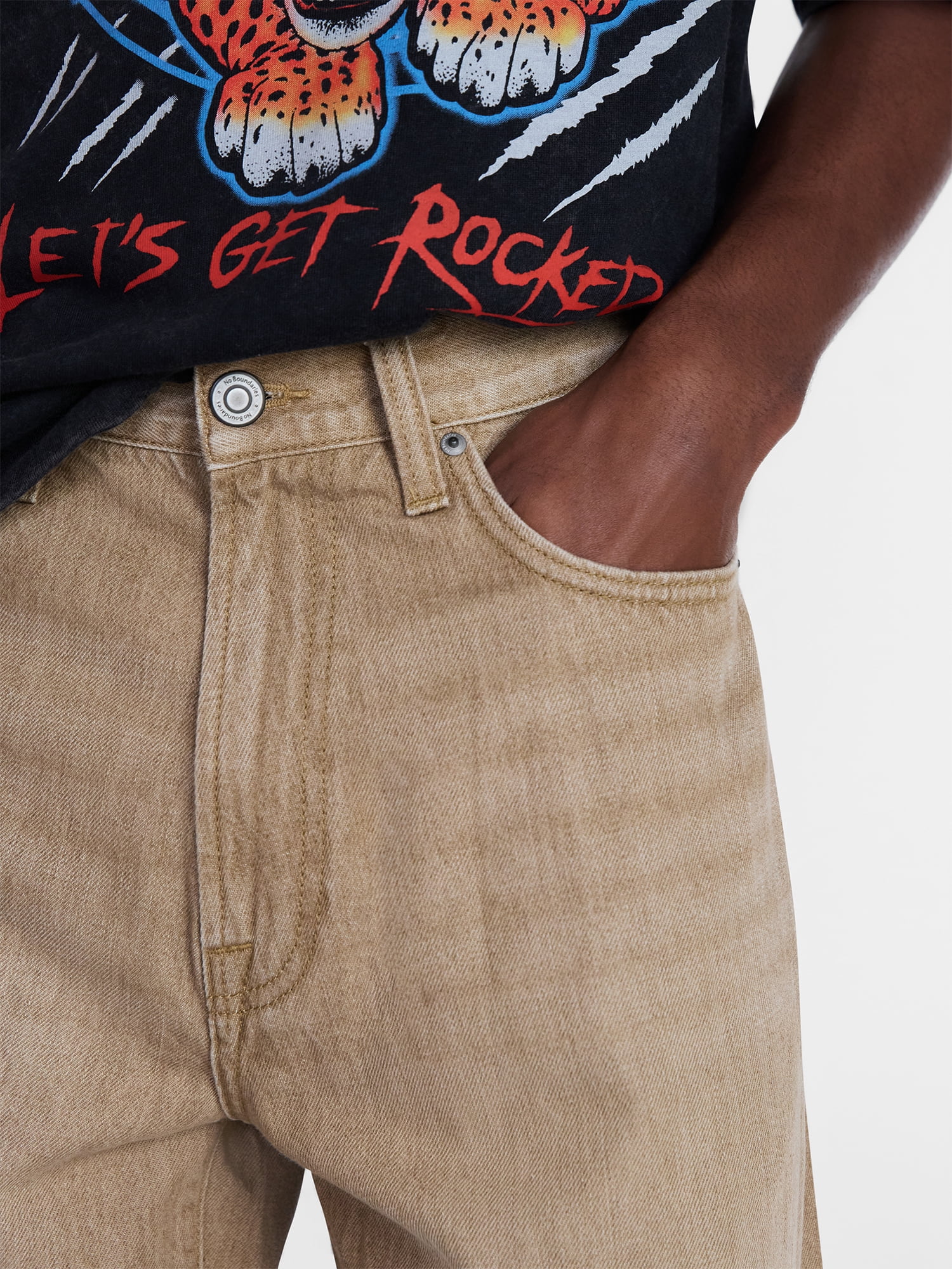 No Boundaries Baggy Fit Jeans, Men's 28x30-40x32