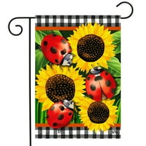 Briarwood Lane Ladybugs And Sunflowers Summer Garden Flag
