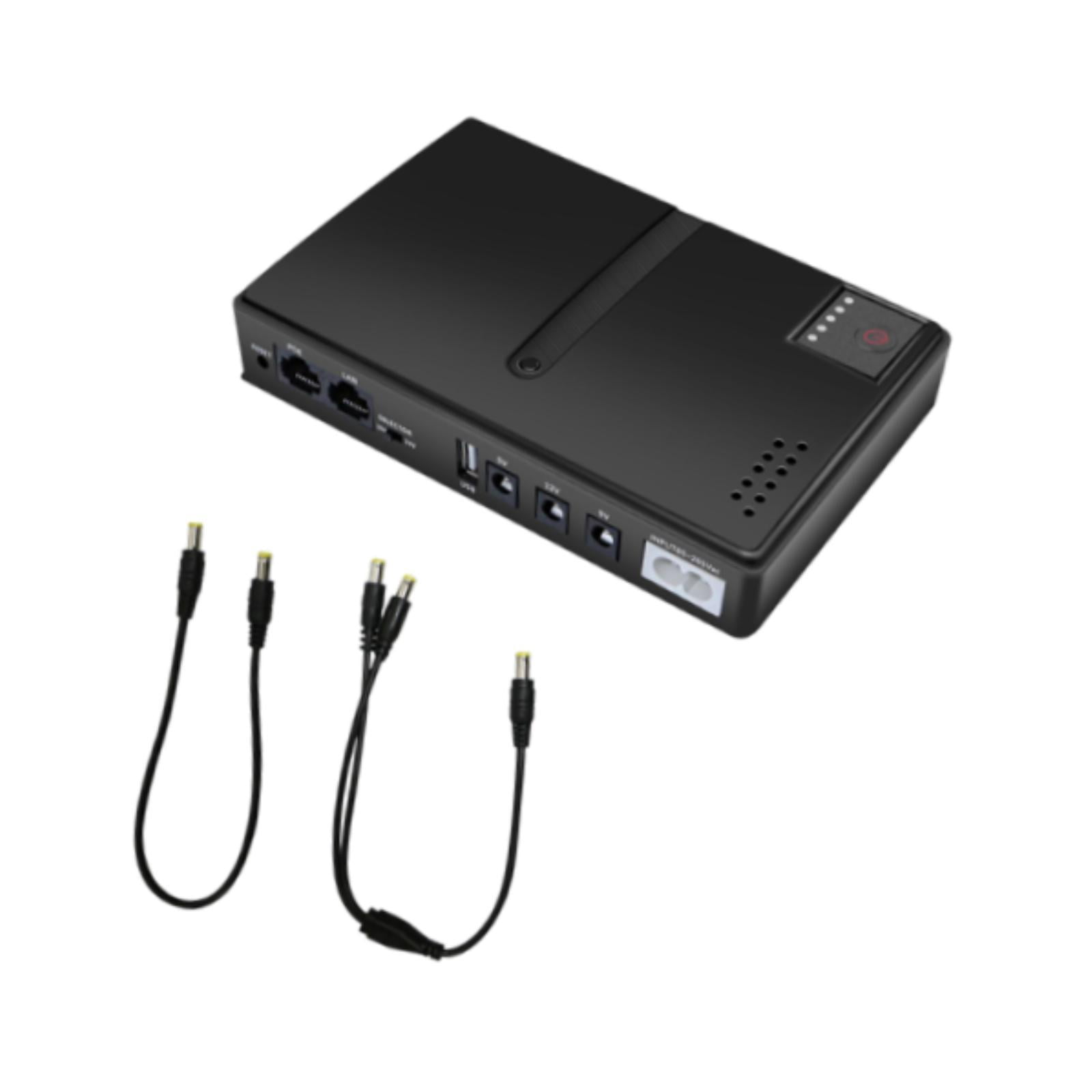 Wzmzjy Power Supply Battery Backup Backup Power for 5V/9V/12V Multi-voltage Output