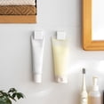 thumbnail image 5 of White 4 Pcs Hook Face Cleanser Bathroom Accessories Toothpaste Rack Washroom Hanging Clamp Facial Wall Clip Ordinary, 5 of 6