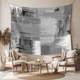 thumbnail image 2 of Grey Abstract Tapestry for Bedroom Wall Hanging Tapestry, Modern Mottled Art Oil Painting Ceiling Backdrop Tapestries Poster Blanket Wall Decor for Teens Room Living Room Dorm 59" x 79", 2 of 8