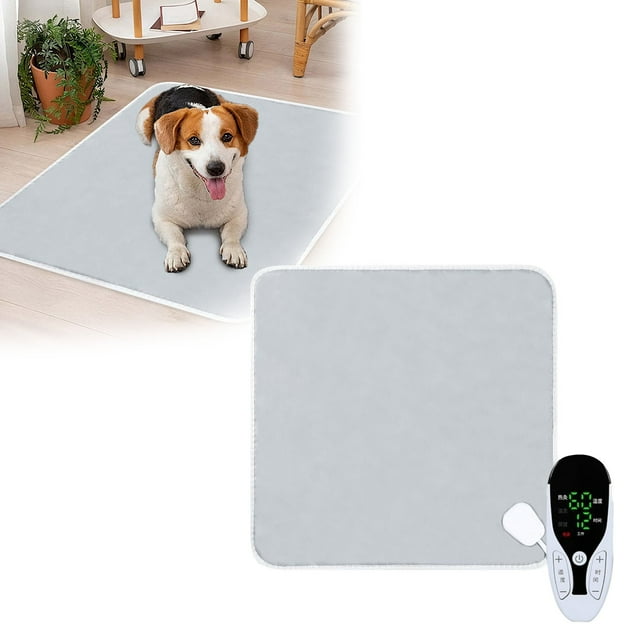 Pet Heating Pad 40*60Cm Us Standard, Pet Heating 40X60Cm 3 Heat Settings Dog Heating Mat Pet Warmer for Crate Bed Indoor Outdoor Winter