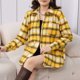 thumbnail image 5 of Prendas de abrigo y chaquetas informales sin capucha y de manga larga para mujer, blusas de manga larga con bolsillos y cuello vuelto sin capucha, prendas de abrigo informales, top de poliéster para m, 5 of 5