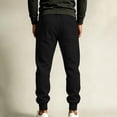 thumbnail image 5 of LWavelet Mens Sweatpants with Pockets Drawstring Elastic Waist Solid Color Jogger Pants Slim Fit Casual Long Pants Trousers, 5 of 7