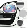 thumbnail image 6 of Yuyamidu Cute Dolphin Car Window Sun Shades for Kids Blue Ocean Sunshade for Car Window Baby 2pcs Automotive Window Sunshades for Sun Protection, 6 of 7
