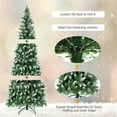 thumbnail image 3 of Spaco 7.5 Feet Artificial Christmas Tree with Pine Cones, Lifelike Christmas Tree with Stand for Indoor Holiday Decoration, Green, 3 of 10