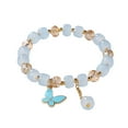 TISUDYE 2024 New Imitation Jade Butterfly Glass Bracelet Children's
