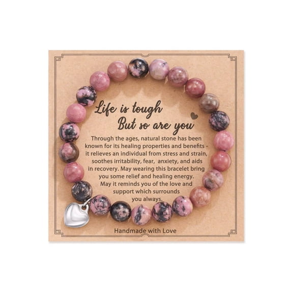 DESIGNICE 2026 New Bracelets for Women Healing Stone Bracelet Jewelry for Women Beaded Bracelets for Teen Girls Crystal Charm Bracelet Style 2