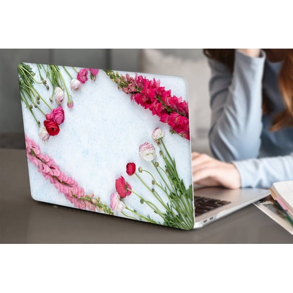 KSK KAISHEK Hard Shell Case Only Compatible New MacBook Air 13 inchs 2022/2021/2020/2019/2018 A2337 m1/A2179/A1932, Flower 1764