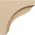 thumbnail image 3 of 8"W x 16"D x 16"H Classic Helena Rough Cedar Woodgrain TimberThane Corbel, Primed Tan, 3 of 6