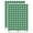 Dark Green, variant on We're Tying the Knot Wedding Rings Round Sticker Set - Black - Gloss Finish - 0.50" Size