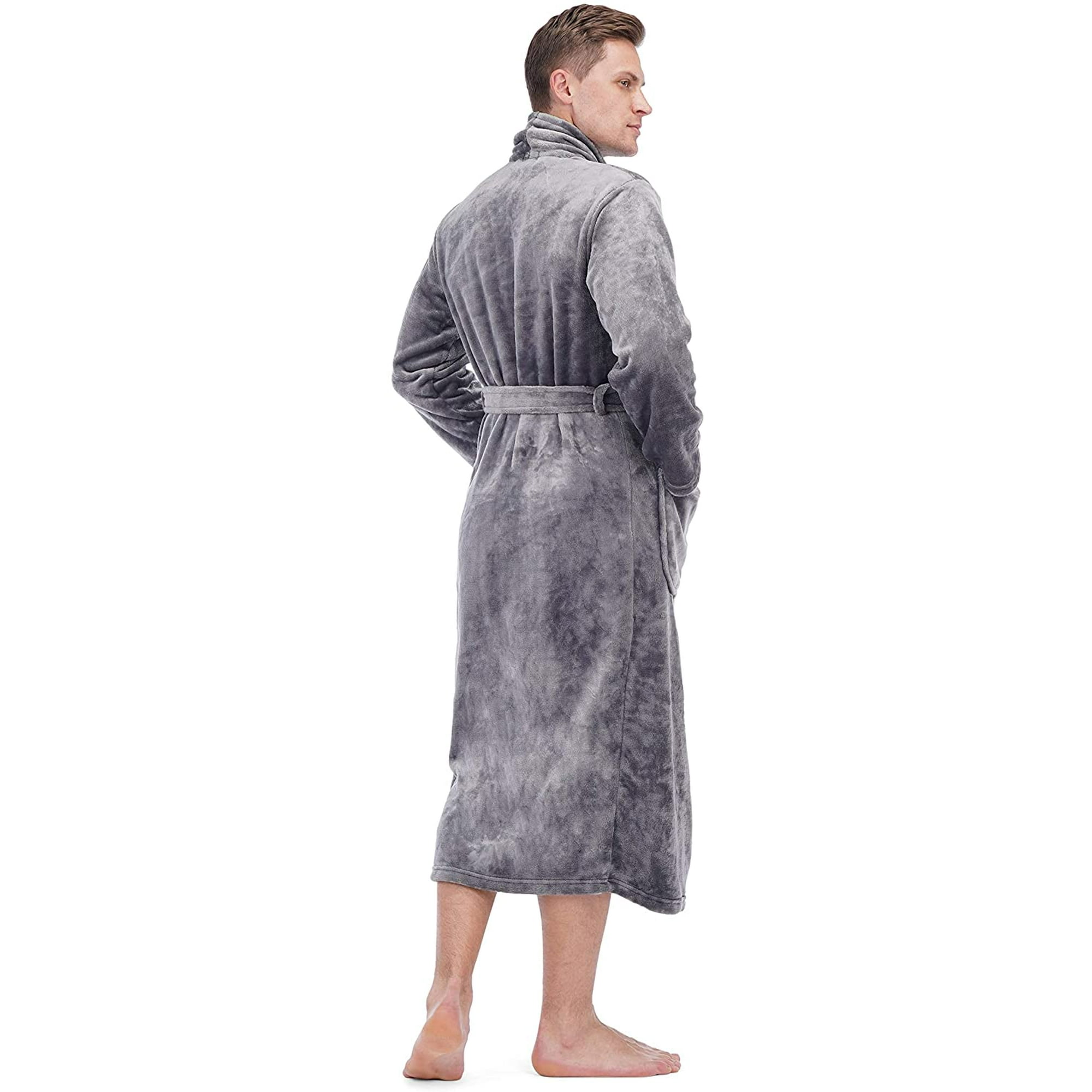 Peignoir en Flanelle Polaire pour Hommes Longueur Complete Walmart