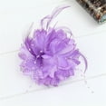 thumbnail image 6 of Sophisticated Feathered Flower Hairpin Fashion Hair Ornament Hair Accesories for Enhancing Wedding and Party Outfits, 6 of 9