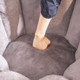 thumbnail image 6 of Giant Faux Fur Bean Bag Chair - Oversized Shell-Shaped Sofa for Adults & Kids, 6 of 8
