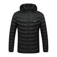 thumbnail image 4 of Abcnature Men's Active & Performance Shell Jackets Heated Jacket with Battery Pack Winter Outdoor Soft Shell Smart Electric Heating USB Coat Windproof Coat, 4 of 7