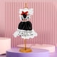 thumbnail image 4 of Kit de para niñas de ropa de muñeca con ropa de maniquí de Diseñador de moda para niños para Regalos , Negro Púrpura Baoblaze niños cosiendo, 4 of 8