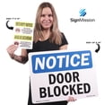 thumbnail image 2 of SignMission OS-TS-A-1218-L-11890 12 x 18 in. OSHA Think Sign - Watch Out for the Other Person with Symbols, 2 of 6