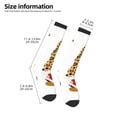 thumbnail image 2 of Naloa Christmas Gnomes In Leopard Knee Socks, High Socks Long Stretchy Sock Women Knee High Stocking, Long Socks for Women, 2 of 6