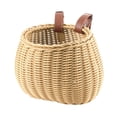 thumbnail image 4 of Cesta de bicicleta para niños DYNWAVEMX cesta tejida a mano decorativa beige, 4 of 8