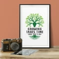 thumbnail image 2 of Growing Takes Time and That's OK 11 x 14 UNFRAMED Print Inspirational Wall Art, 2 of 3