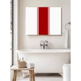thumbnail image 6 of Red Solid Color Texture Wall Art for Living Room, Canvas Picture Wall Decor for Bathroom Bedroom, Simple Red Stripes Painting Artwork for Office Kitchen Hallway Dining Room Home Decorations 16"x20", 6 of 8