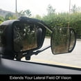 thumbnail image 2 of Trailer Towing Dual Mirror Universal Clip-on Trailer Wing Mirror Extension Towing Mirror Glass for Car Caravan Trailer, 2 of 7