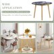 thumbnail image 3 of Rusty Rivets-theme Fitted Round Tablecloths Elastic Edged Table Covers Waterproof Table Cloth for Kitchen Holiday Party Tables Decor 150cm, 3 of 6