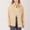 Beige, variant on Jacenvly Jackets for Women Solid Denim Jacket Soft Comfortable Long Sleeve Spring Coats Lapels Pocket Button up Shirts for Women Leisure Trendy Regular Tops