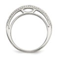 thumbnail image 2 of Auriga 925 Sterling Silver Cubic Zirconia Ring Size 6 for Women, 2 of 5
