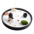 thumbnail image 1 of Kits De Decoración De Caja De Arena De Meditación De Escritorio Japonés, Adorno De Caja De Arena De Jardín De Arena Zen Con Esfera De Sello De Arena Y Accesorios Esenciales Yuarrent HA018410-00, 1 of 7