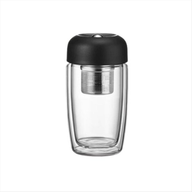 Tazas de Vidrio Antiescaldaduras de Doble Espesor, Separación Magnética de Té para Oficina, Diseño de Contenedor de Té, Hermética A Prueba de Fugas, 320 Ml, B