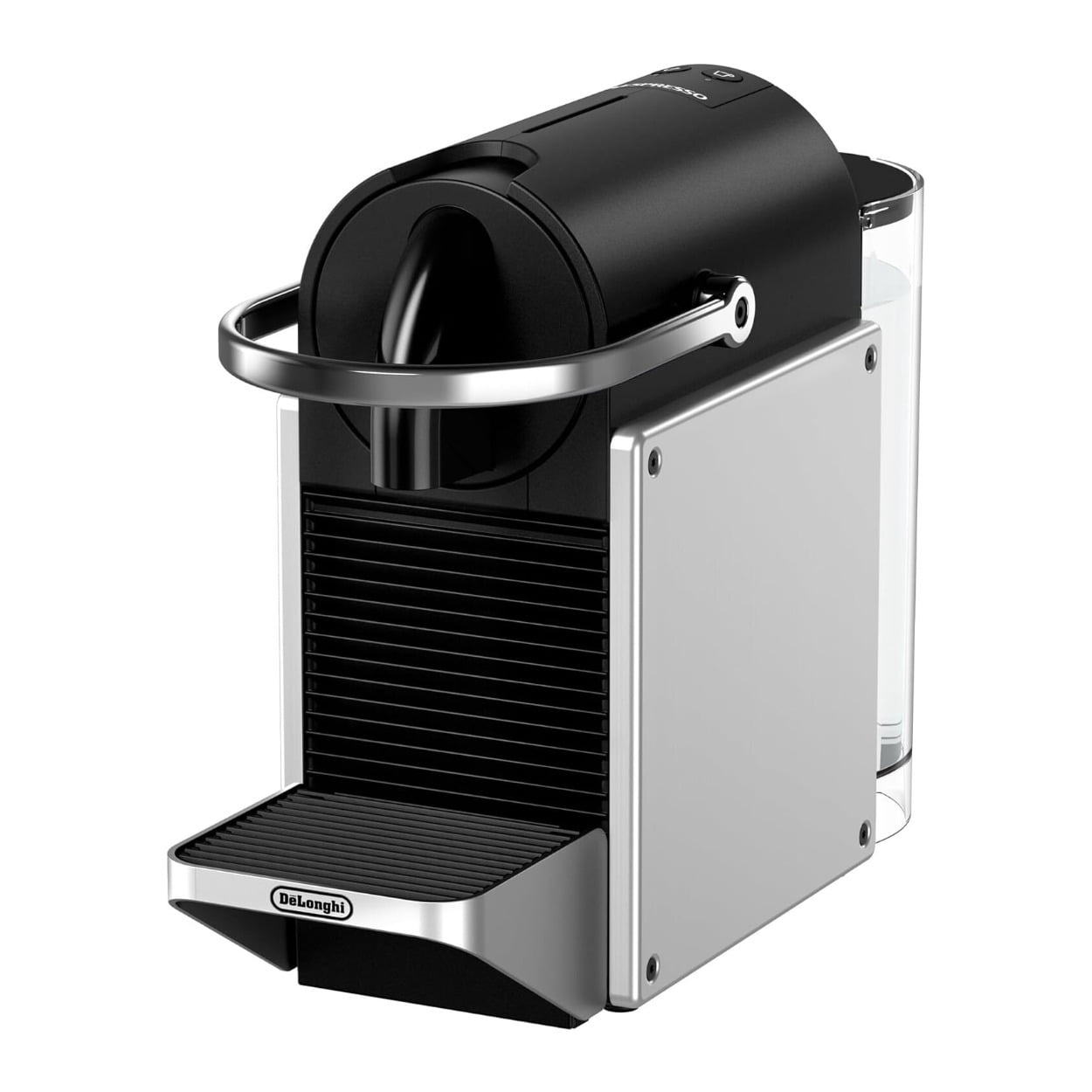 De'Longhi Nespresso Pixie Fully Automatic Espresso Machine 1L 1260W with 19 Bar Pressure and Rapid Heat Up System (Silver)