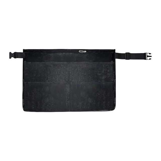 Delantal de peluquero de cuero sintético resistente al agua, bolsa para suministros de peluquería, bolsa de herramientas multifuncional, delantal prof