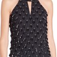 thumbnail image 3 of Parker Black Sansa Embellished Keyhole Halter Cocktail Evening Dress, 3 of 3