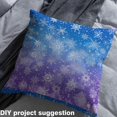 thumbnail image 2 of Homewish Christmas Snowflake Fabric by the Yard 3 Yard,Merry Xmas Sewing Fabric,Blue White Purple Room Decor Fabric by the Yard For Kids,Luxury Bedroom Decor, 2 of 6