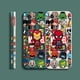 thumbnail image 5 of Case For Redmi K60E K60 K50 K40S K40 K30 9A 9 8A 10 Pro 4G 5G Simple Liquid silicone Case Marvel Cartoon Iron Spider-Man Poster, 5 of 5